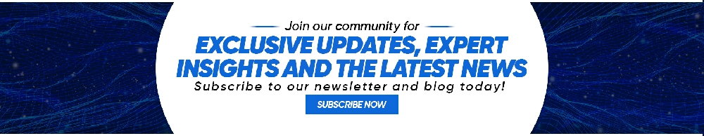 Newsletter subscription form for receiving updates